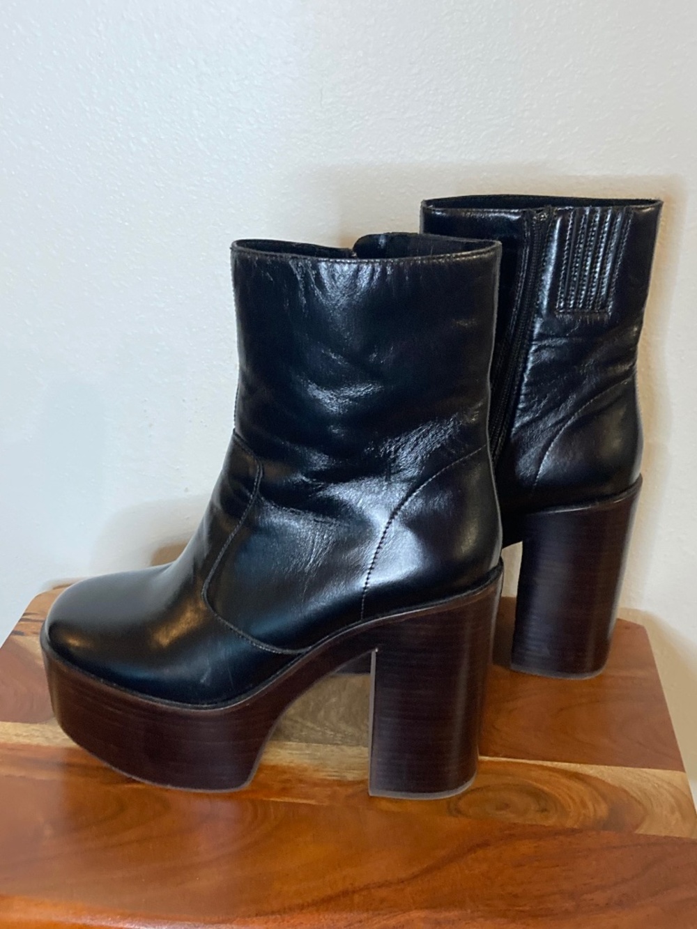 Jeffrey campbell Mexique platform leather ankle boots - Picture 11 of 11